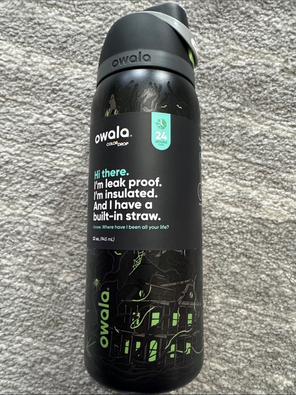 Owala Midnight Manor Insulated Water Bottleโ 32 oz